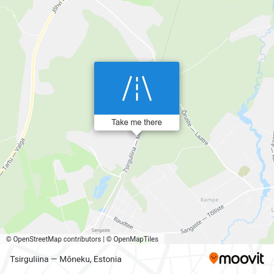 Tsirguliina — Mõneku map