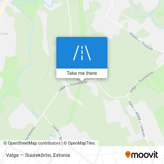 Valga — Suurekõrtsi map