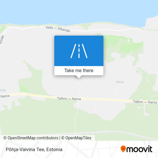 Põhja-Vaivina Tee map