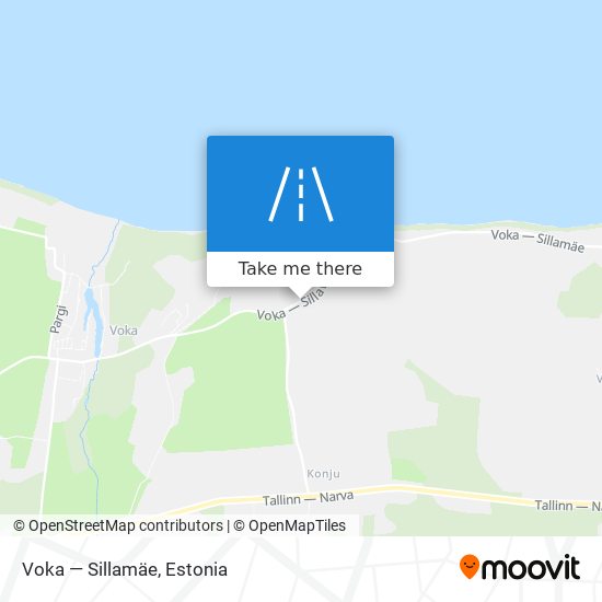 Voka — Sillamäe map