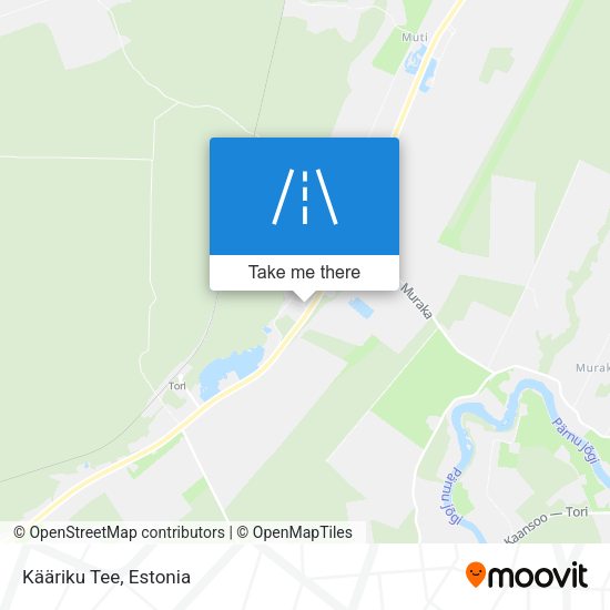 Kääriku Tee map