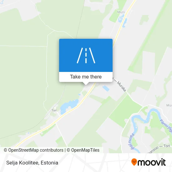 Карта Selja Koolitee