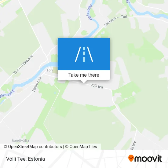 Карта Võlli Tee