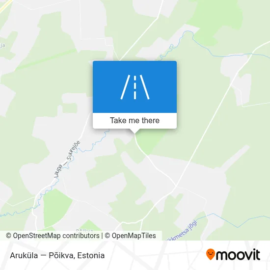 Aruküla — Põikva map