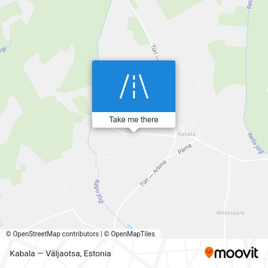 Kabala — Väljaotsa map