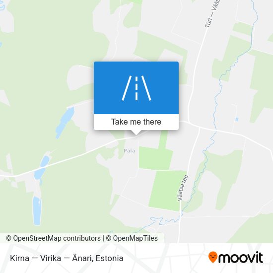 Kirna — Virika — Änari map