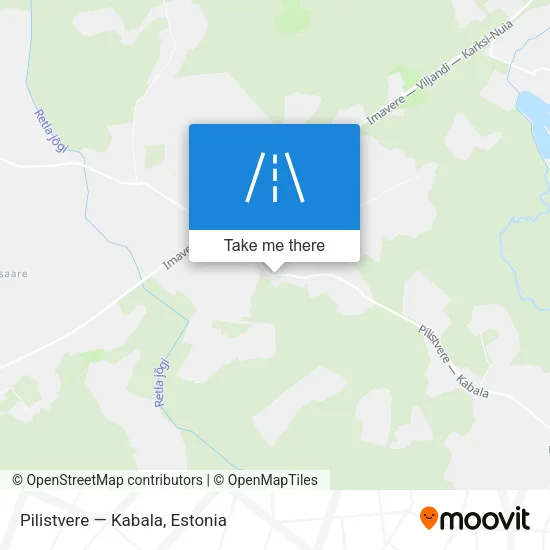 Карта Pilistvere — Kabala