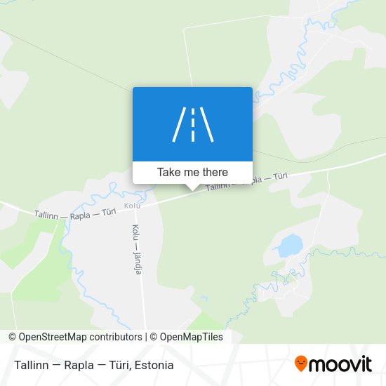 Tallinn — Rapla — Türi map