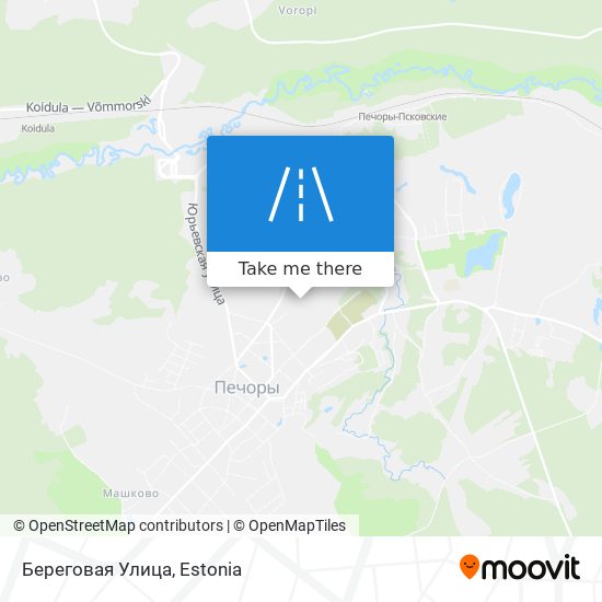 Береговая Улица map