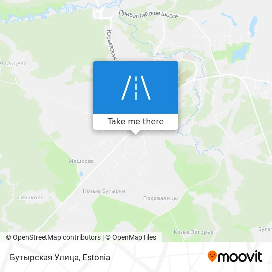 Карта Бутырская Улица