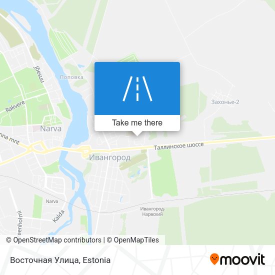 Карта Восточная Улица