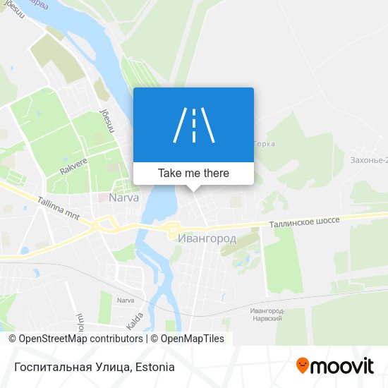 Карта Госпитальная Улица