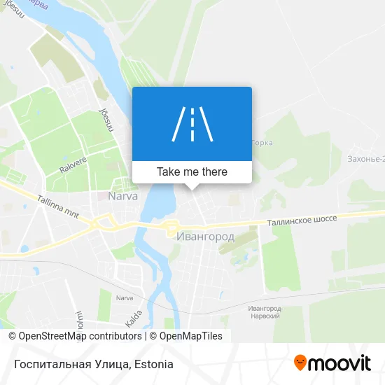 Карта Госпитальная Улица