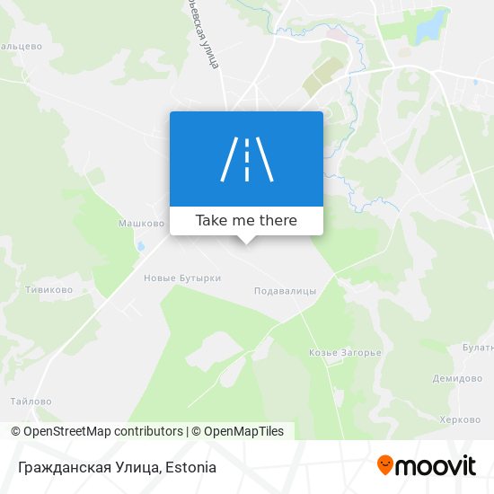 Гражданская Улица map