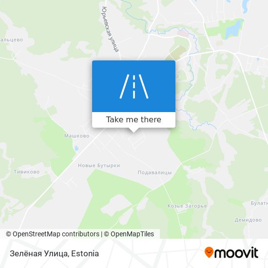 Карта Зелёная Улица
