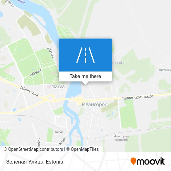 Зелёная Улица map