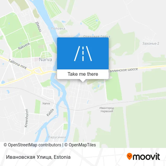 Карта Ивановская Улица