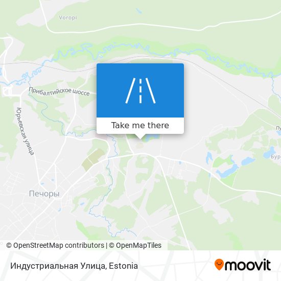 Карта Индустриальная Улица