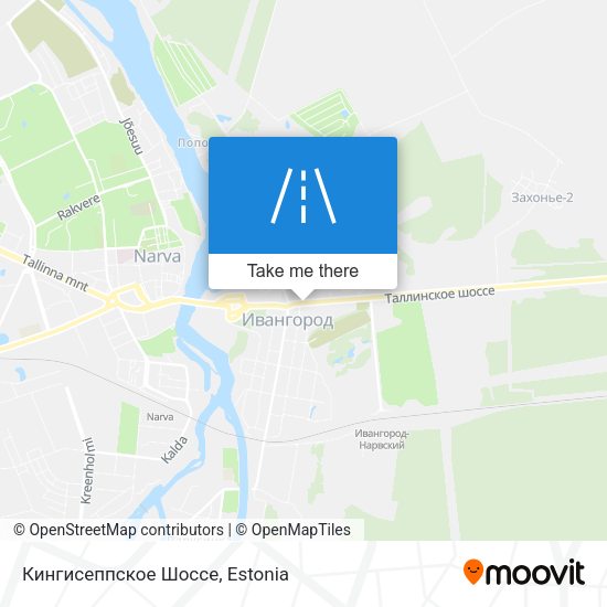 Кингисеппское Шоссе map