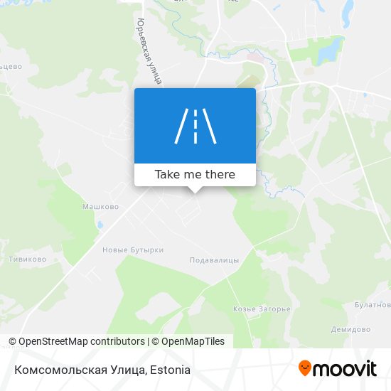 Комсомольская Улица map