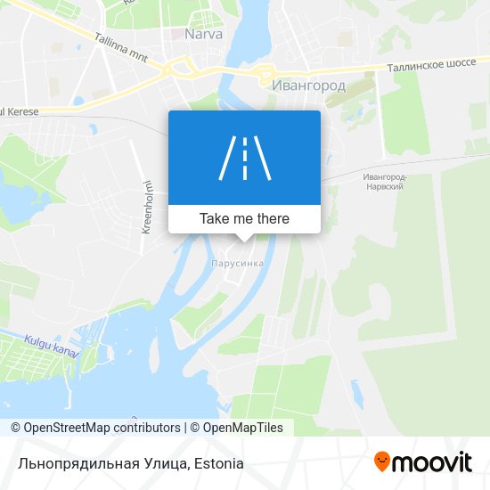 Карта Льнопрядильная Улица