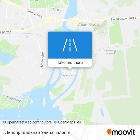 Карта Льнопрядильная Улица