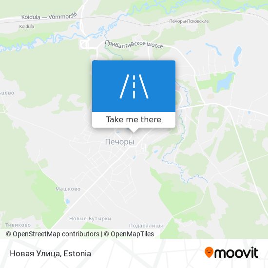 Новая Улица map