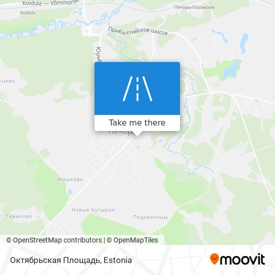 Карта Октябрьская Площадь