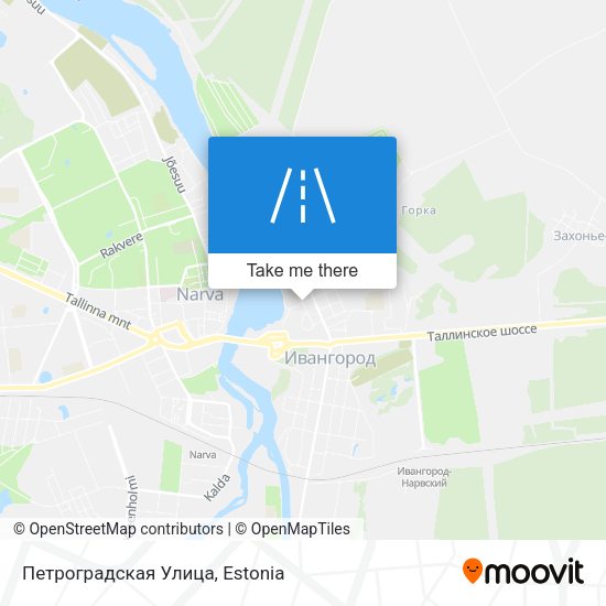 Петроградская Улица map