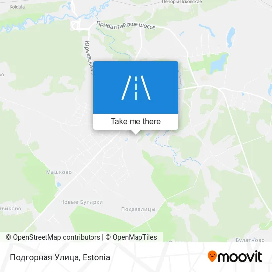 Подгорная Улица map