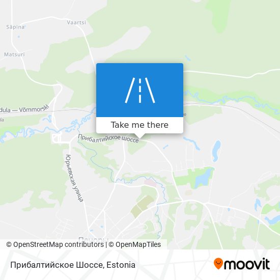 Прибалтийское Шоссе map