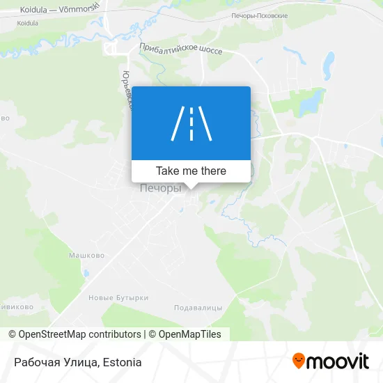 Рабочая Улица map