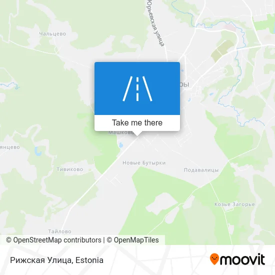 Карта Рижская Улица