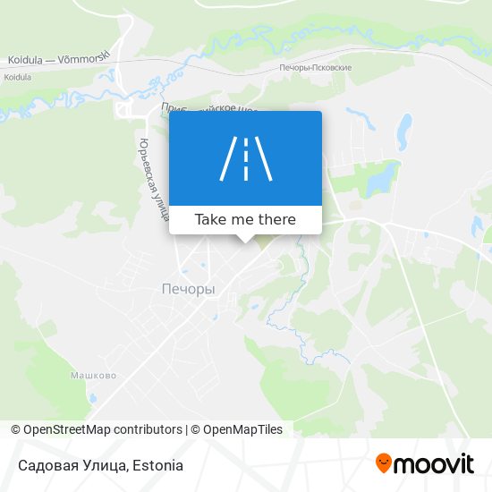 Карта Садовая Улица
