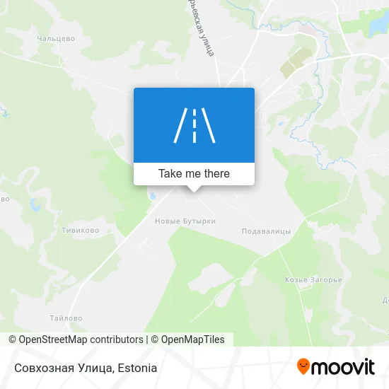 Совхозная Улица map