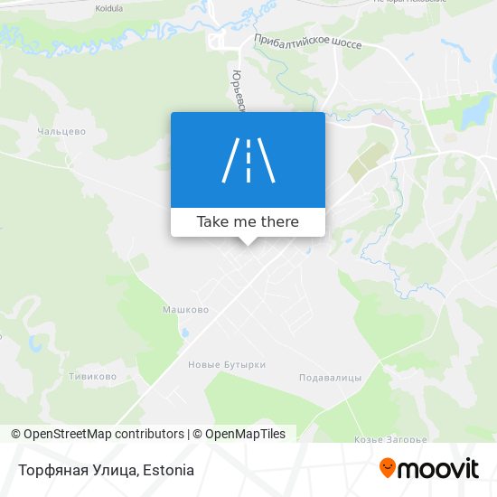 Торфяная Улица map