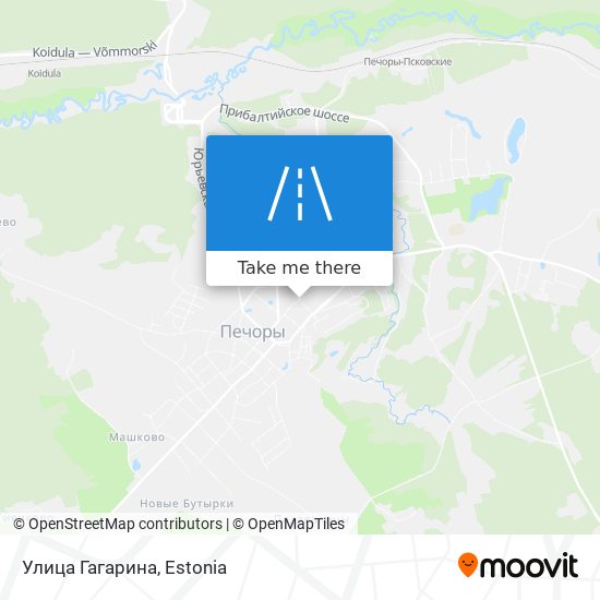 Улица Гагарина map