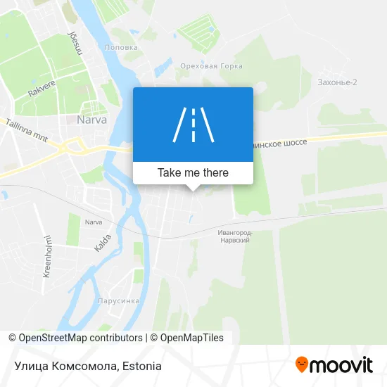 Карта Улица Комсомола