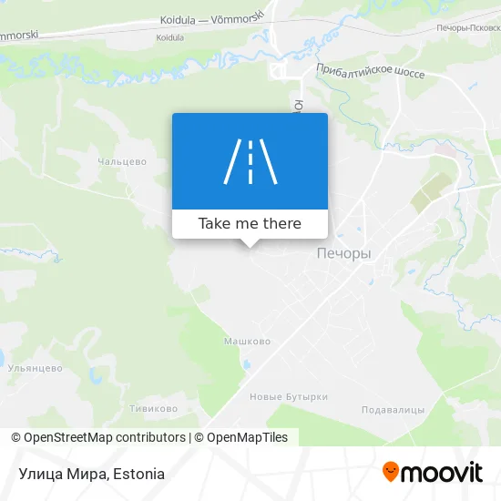 Карта Улица Мира