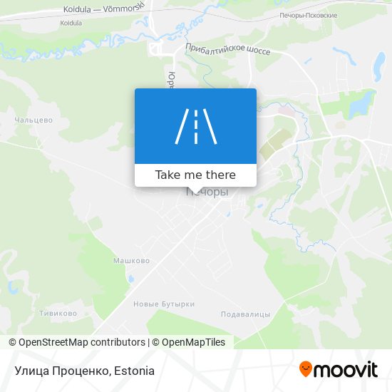 Улица Проценко map
