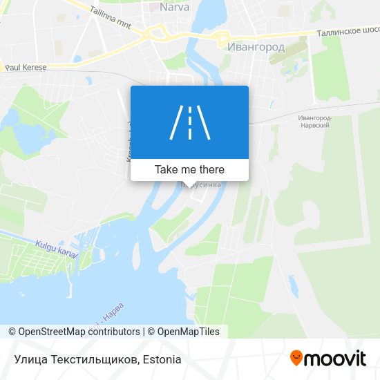 Карта Улица Текстильщиков