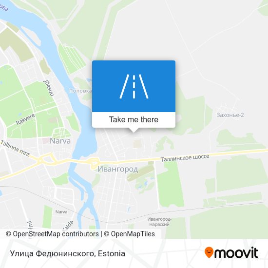 Карта Улица Федюнинского
