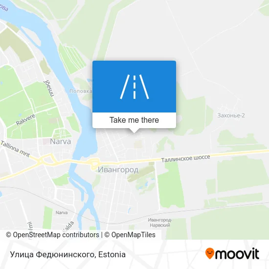Карта Улица Федюнинского