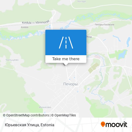 Карта Юрьевская Улица
