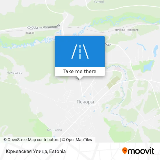 Карта Юрьевская Улица