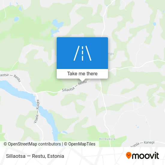 Карта Sillaotsa — Restu