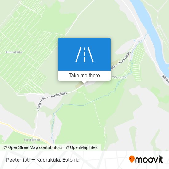 Peeterristi — Kudruküla map