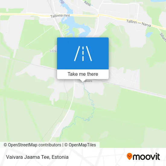 Карта Vaivara Jaama Tee