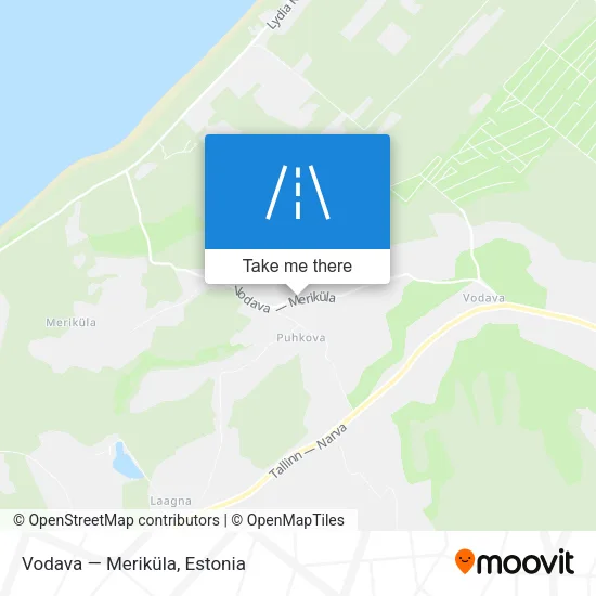 Карта Vodava — Meriküla