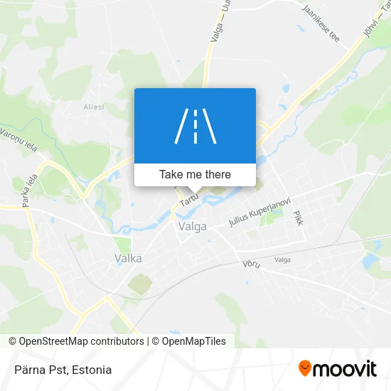 Карта Pärna Pst